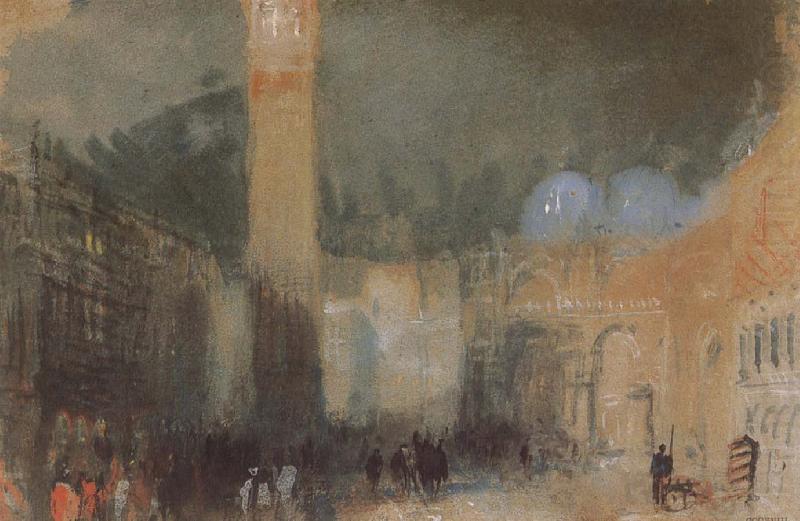 Square view, Joseph Mallord William Turner